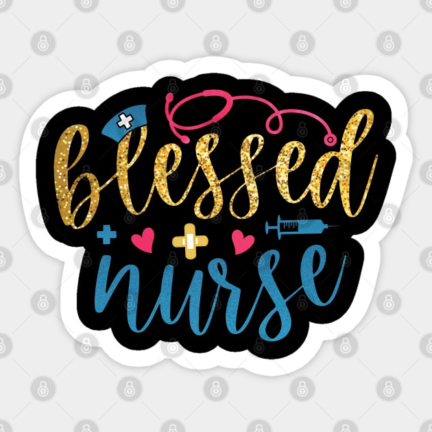 blessed nurse Sticker by busines_night